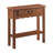 Wilfredo Wave Solid + Manufactured Wood Console Table-1406210545