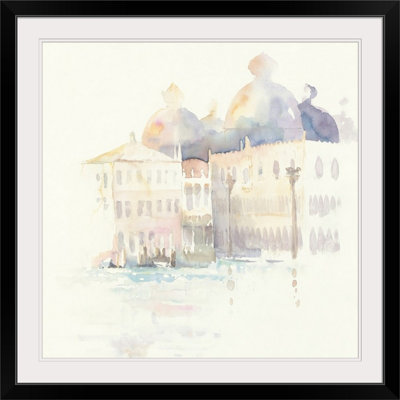 «Venice Evening Square», reproduction d'art graphique Aniel