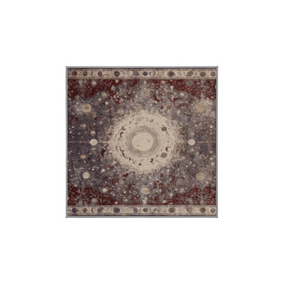 Tapis gris lavable à la machine