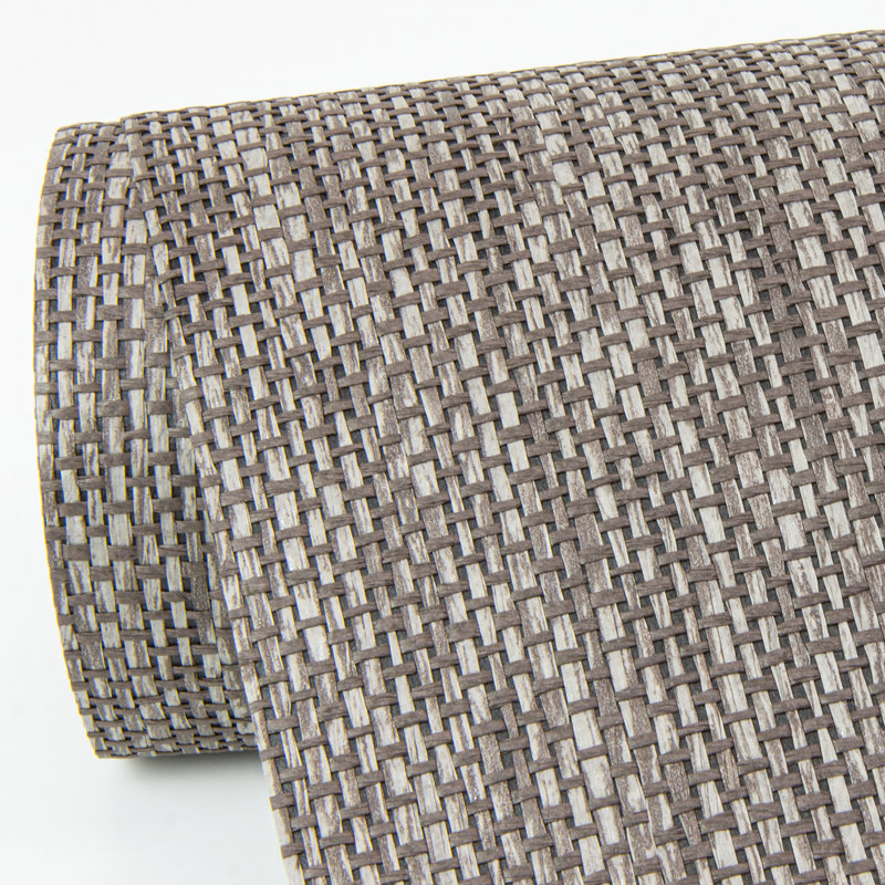 Loom Abstract Wallpaper Roll, Charcoal