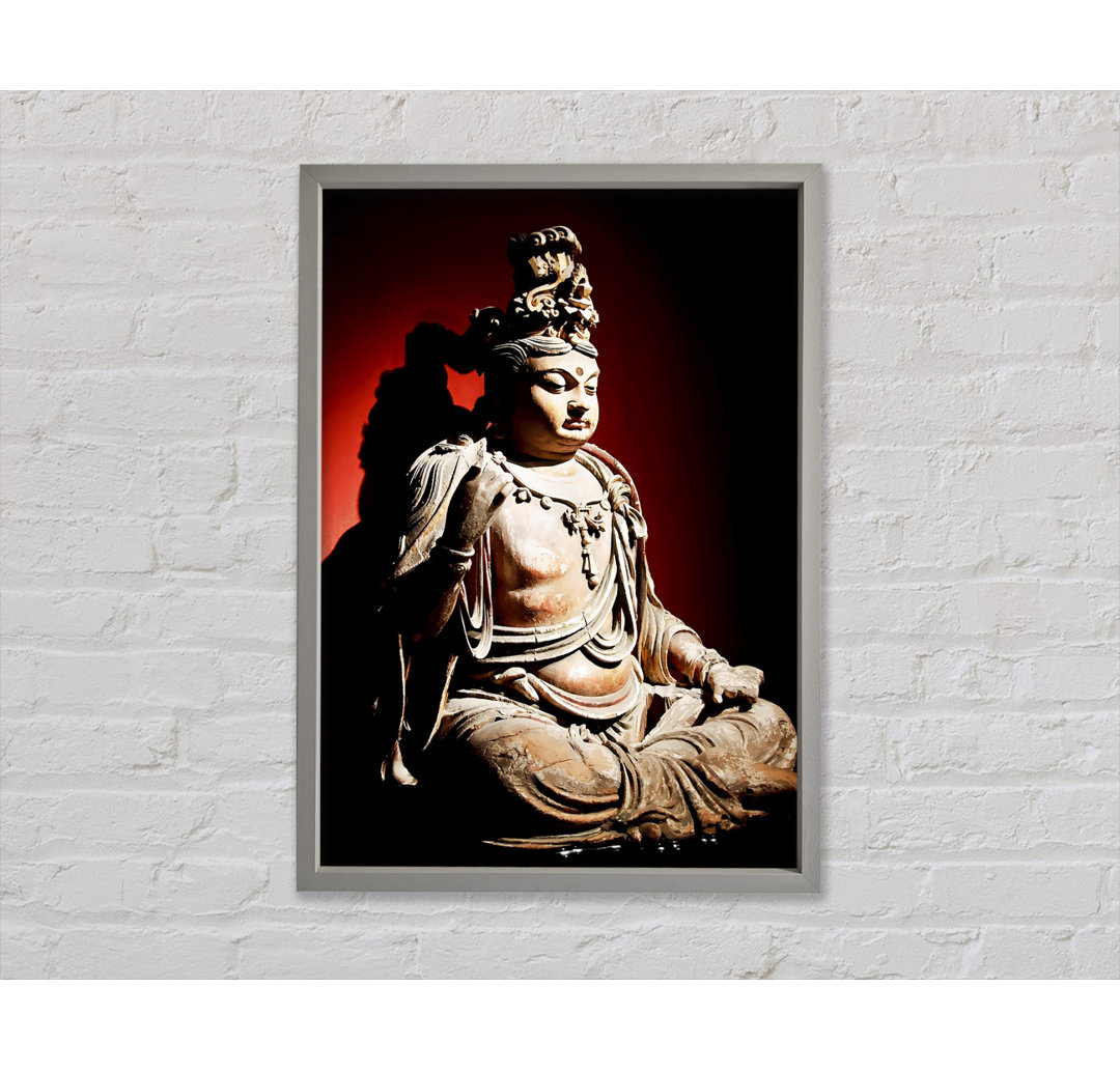 Buddha Peace Within - Einzelner Bilderrahmen Kunstdrucke auf Leinwand