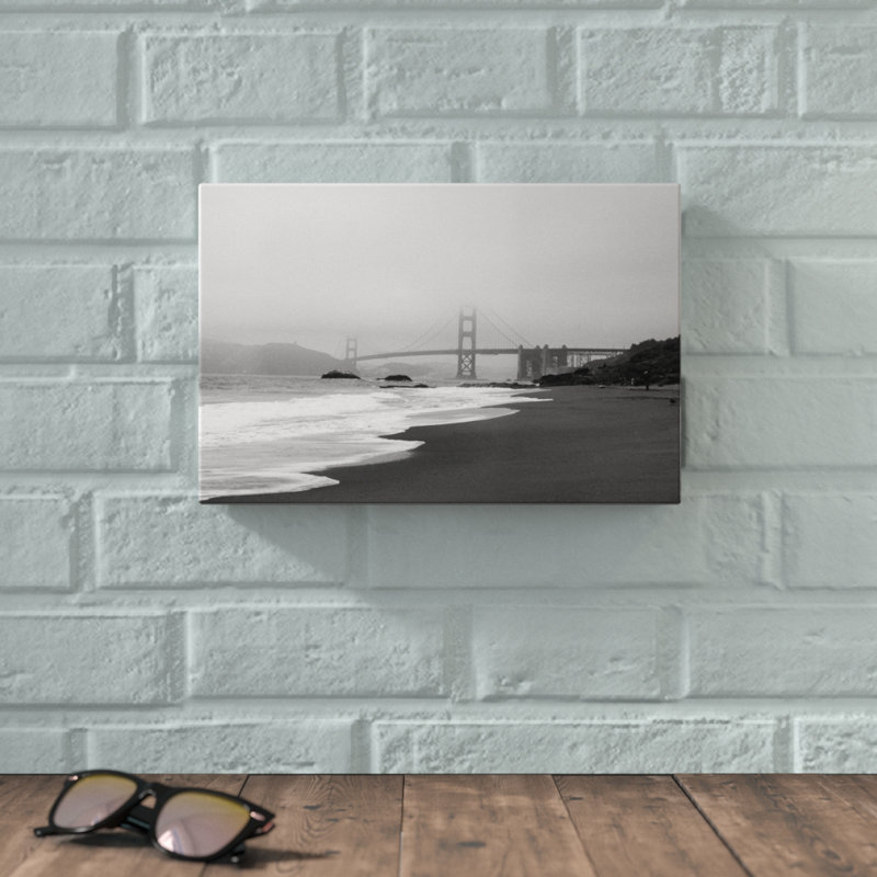 Golden Gate Bridge II by Bradford Smith - Photograph Print, 20cm H x 30cm W, Wrapped Canvas