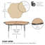 Table d'activités 60 "x 60" à moulures en T avec pieds réglables-1806304023-1784952266