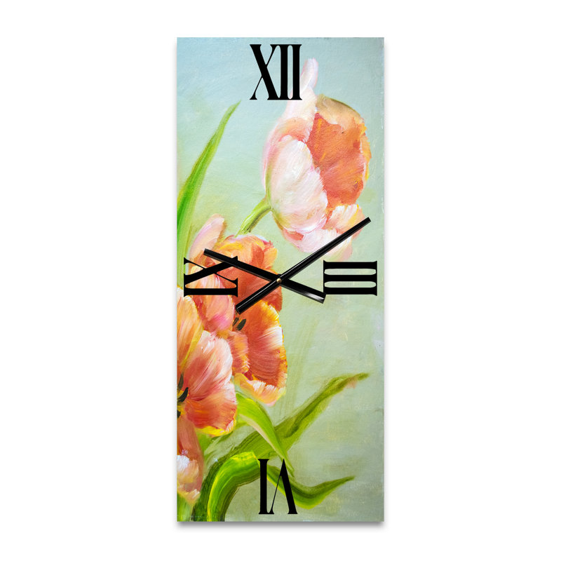 Horloge murale tulipes, Petit
