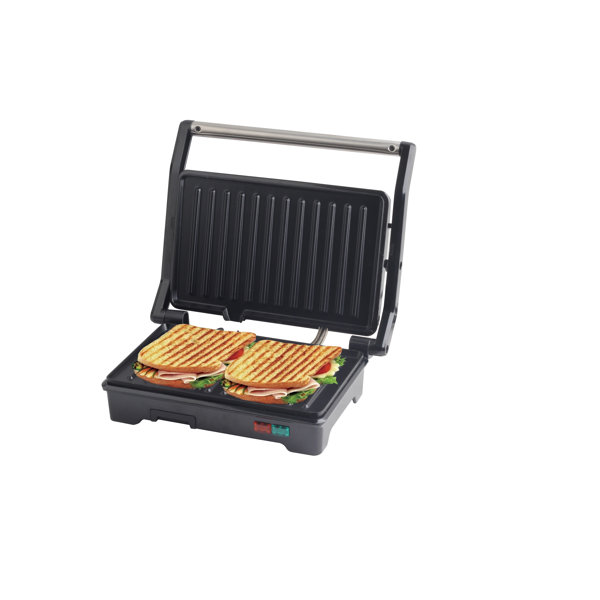 Lumme Stainless Steel Sandwich Maker - Panini Press with Floating Hinge,  Compact Size for Small Kitchen Spaces in the Specialty Small Kitchen  Appliances department at