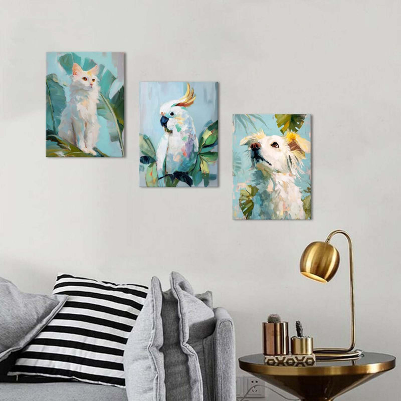 3 Piece Wrapped Canvas Wall Art