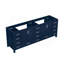 Meuble-lavabo double bleu marine 84 po X P 22 po D