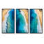 Blue Waves Aérien Beach Escape I - Ensemble de 3 décorations murales plage côtière-1127432681-1127432682