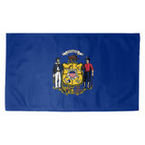 Tapis de porte d’intérieur wisconsin flag Fawcett