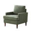 Fauteuil Clancy avec pieds en bois massif-129459927