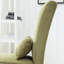 Chaise d'appoint sans accoudoirs en tissu avec coussin Pisano-129680206