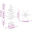 Wooden Christmas Tree with Stand Solid pine wood-556746562-556746560