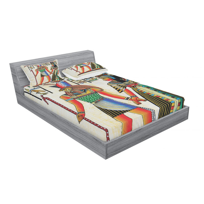 Microfiber Sheet Set, Queen Sheet Set with Fitted Sheet