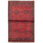 Tapis de bois one-of-kind à la main-noué la 2010 esari turque rouge de l 4 pi x 6 pi 6 po Allaina