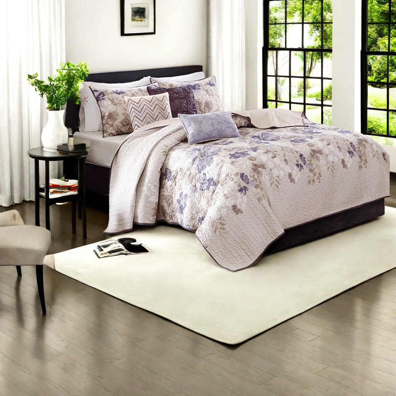 Reversible Cotton Bedding Sets, Quilt For Calming Home Decor