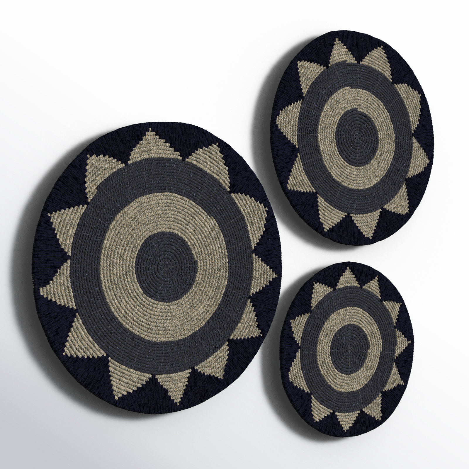 Fabric Wall Decor, Black