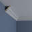 SAMPLE - Endurathane Shell Crown Moulding, 2 7/8"H x 2 3/4"P x 4"F x 12"L, Factory Primed