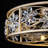 20.5inch 4 - Light Crystal Reversible Caged Ceiling Fan With Light Kit And Remote Control