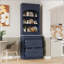 Garde-manger moderne de 83,7 pouces de hauteur