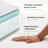 Kemar 4-Inch Tri-Fold Gel Memory Foam Mattress Topper  with Washable Cover, Portable, Soft, Breathable-570228540
