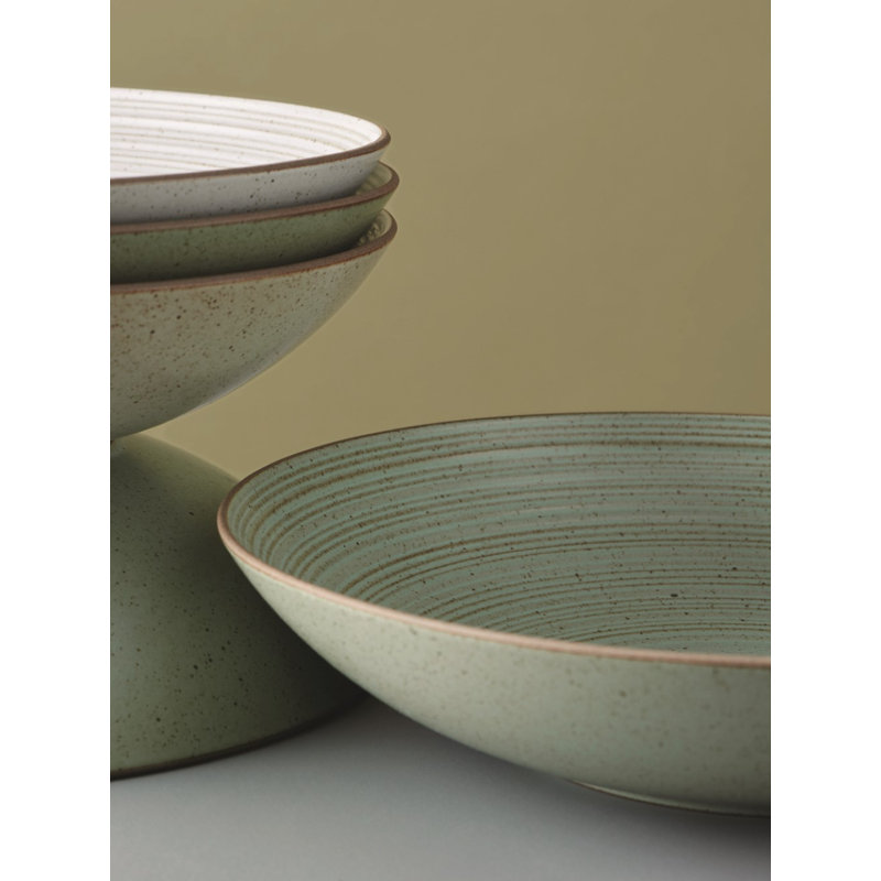 Nature Stoneware Salad/Dessert Plate, Beige/Sand