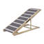 Rampe pliable pour animaux de compagnie pour lits hauts et véhicules, capacité de 110 lb, rampe antidérapante pour tapis pour chiens de taille moyenne et grande, structure en bois massif