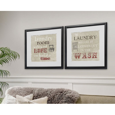 " Laundry Room " 2 - Pieces