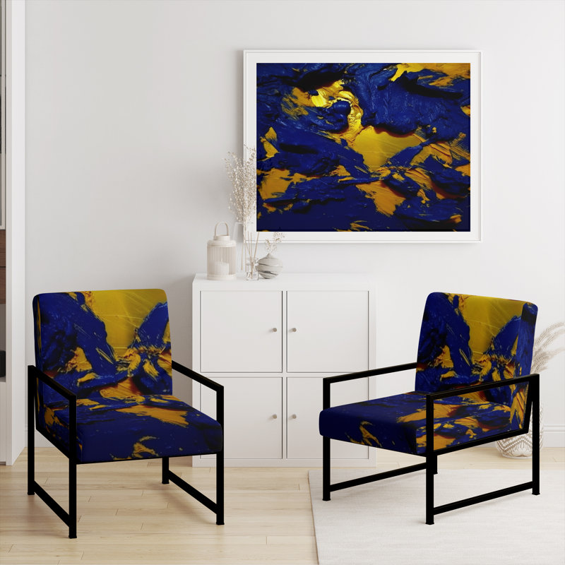 Fauteuil d'appoint Curci - Fractals, Noir, noir, noir, noir