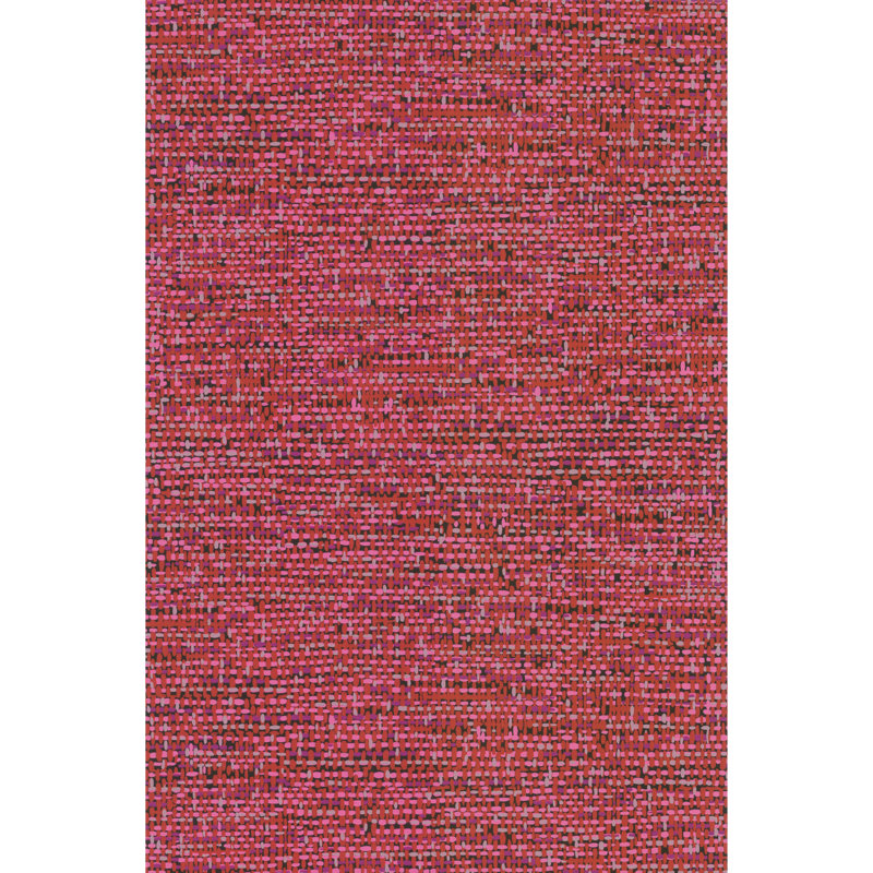 Foundation Tweed Abstract Wallpaper Roll, Pink