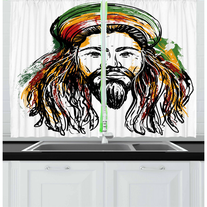 Pointed Kitchen Curtain