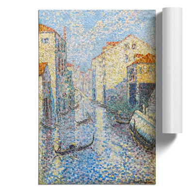 Canal In Venice by Henri-Edmond Cross - No Frame Painting