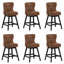Tabouret de comptoir pivotant 26 po Zorla-330407065-330407066