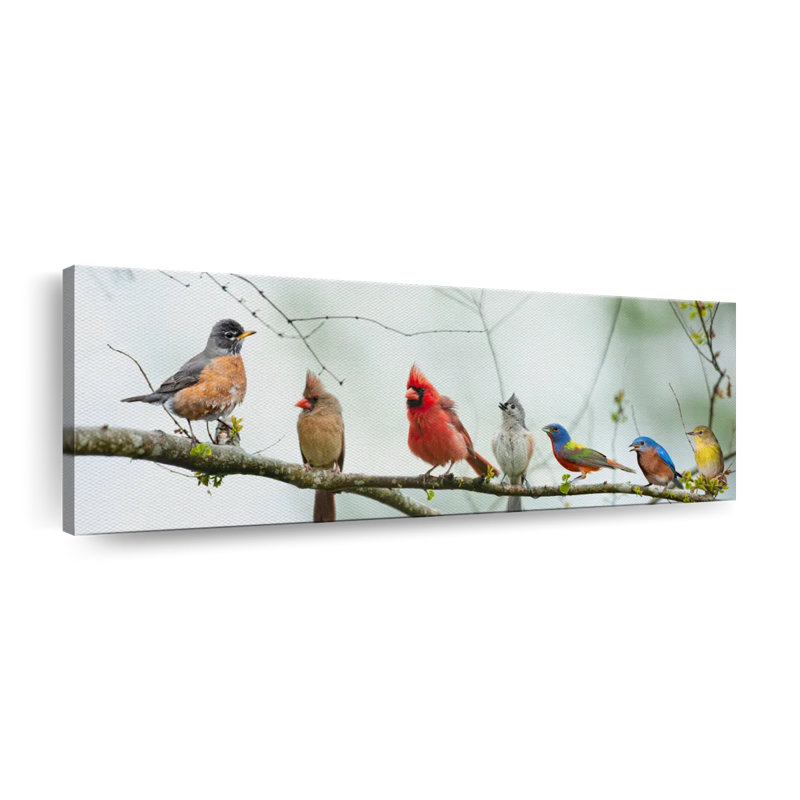 Sur toile, H 51 po x l 17 po x P 1,25 po