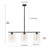 5.9''(W) Glass Dimmable Modern Linear Kitchen Island Pendant Lights with Adjustable Height 3 - Light-91240435-91358080-91358081