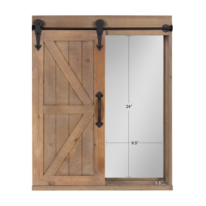 Dayanah 1 - Porte-armoire à pharmacie, Brun rustique