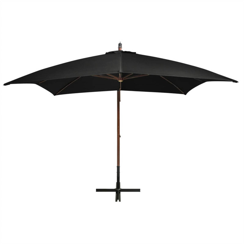 Reign 300cm Cantilever Parasol, Black