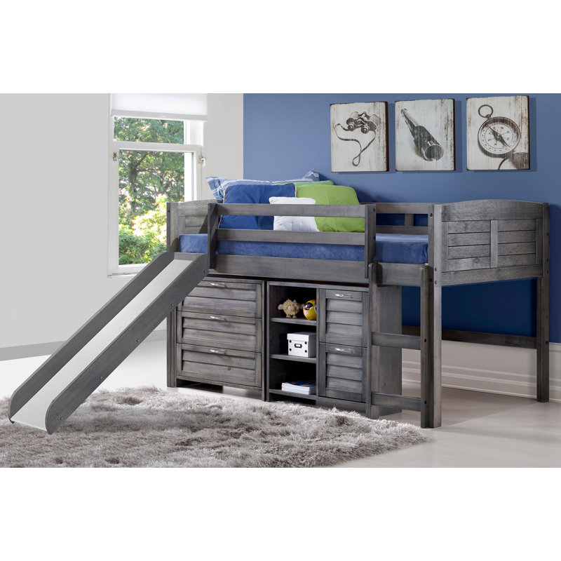 Ensemble de chambre configurable avec lit mezzanine simple Chrisea Louver