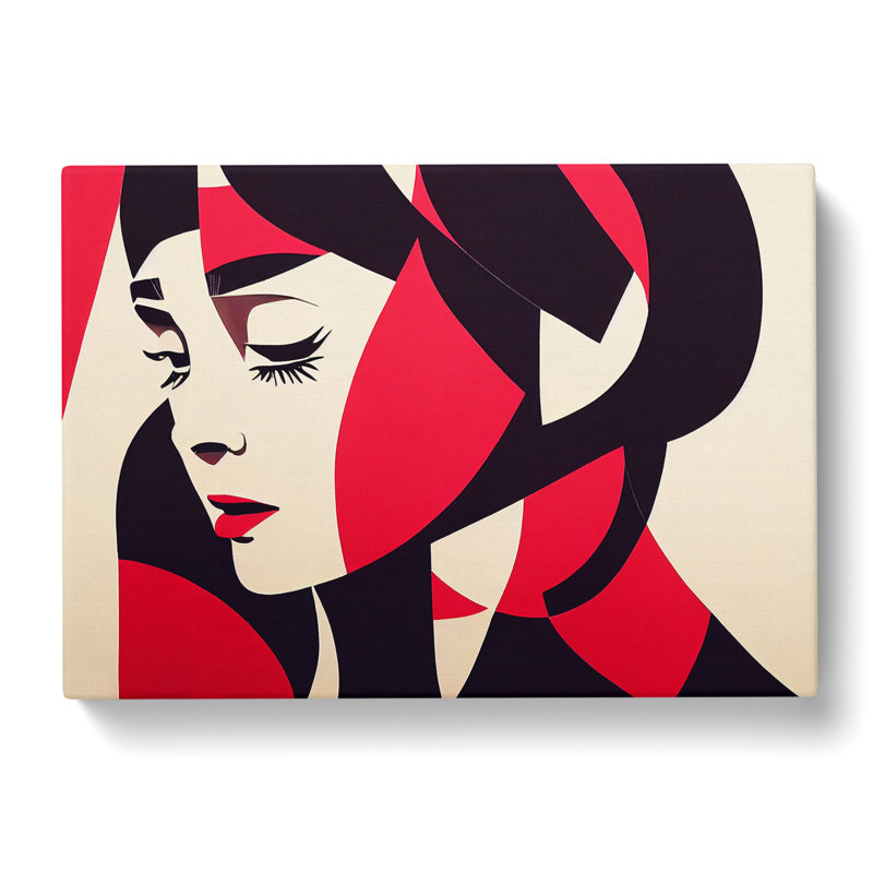 Woman Modern Art Vol.3 Abstract - Wrapped Canvas Print, 40cm H x 60cm W x 3cm D