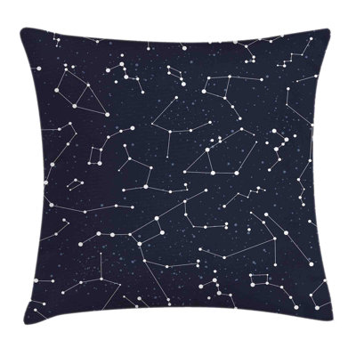 Constellation Cluster of Stars Square Pillow Cover