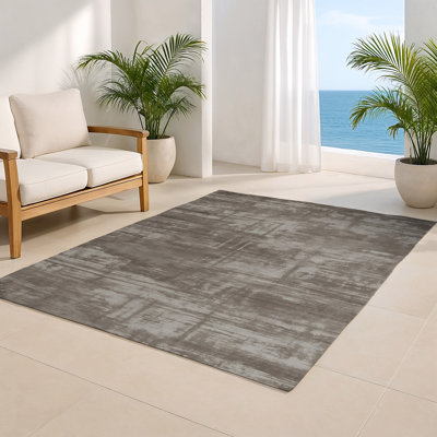 Tapis gris abstrait intérieur et extérieur