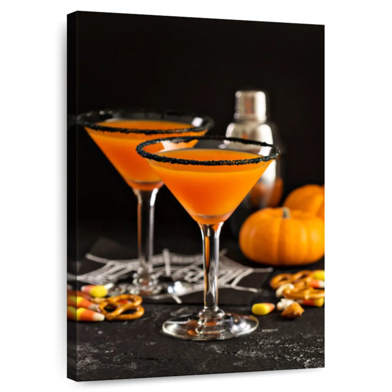 Yarlin Pumpkin Martini Cocktail, 12" H x 8" W
