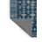 Machine Washable Overdyed Blue Area Rug-1261924132