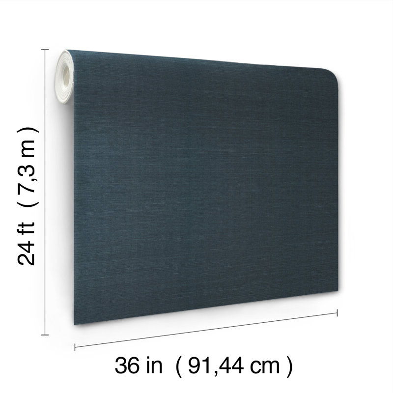 Grey & Black Grass Wallpaper, Bleu