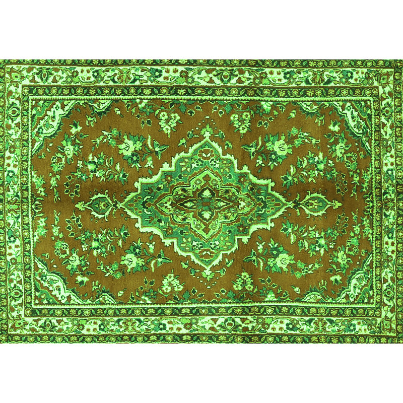 Washable Oriental Indoor Rug, Rectangle 5' x 8'