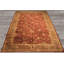 Tapis traditionnel rouille en laine noué à la main or vieilli 12 pi x 18 pi Rust