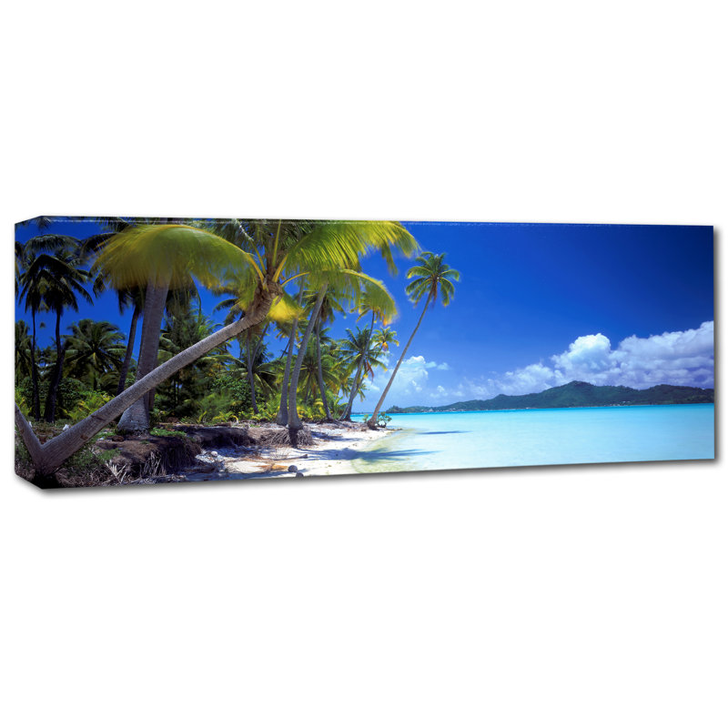 Schoodic «Tropical Paradise», reproduction de photo sur toile tendue, H 10 po x l 32 po