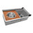 Ruvati 33-inch Workstation Dual Tier Double Bowl Low Divide Undermount Stainless Steel Kitchen Sink