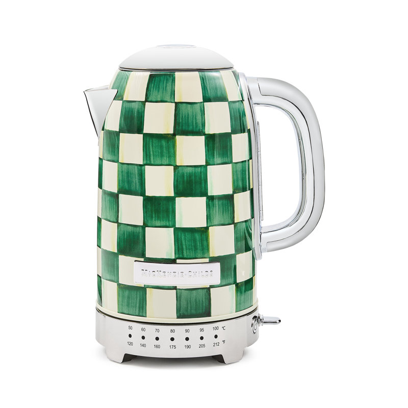 Check Electric Kettle, Emerald