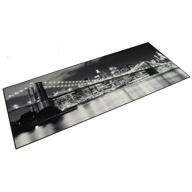 Mosteller Black Rug, Runner 50 x 120cm