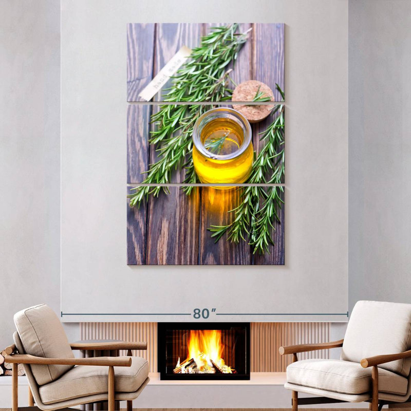 Yarlin Homemade Rosemary Oil, 74" H x 48" W